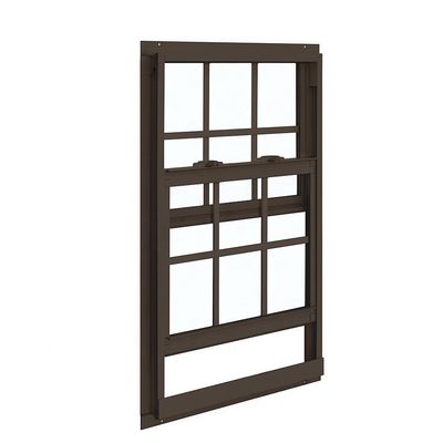 Non-Thermal Break Aluminum Profile American Aluminum Up Down Sliding Double Hung Window