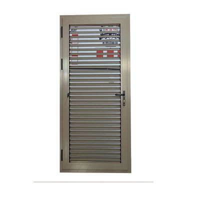 CE Aluminum Profile Commercial Louver Door with Finished Surface and Aluminum Slats