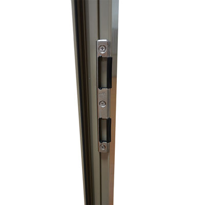 CE Aluminum Profile Commercial Louver Door with Finished Surface and Aluminum Slats