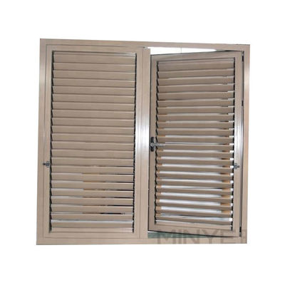 Hospital Sound Insulation Horizontal Aluminum Alloy Movable Louver Shutter Any Color