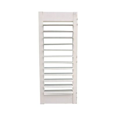Horizontal Opening Pattern France Pvc Shutters/Louver Plantation Modern Design Style