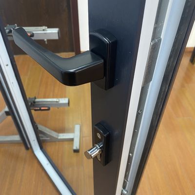 High Durability Lamnative Glass PVC French Casement Doors for Exterior and Interior