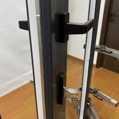 High Durability Lamnative Glass PVC French Casement Doors for Exterior and Interior