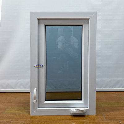 Plastic Frame Double Pane Window Upvc Casement Window for America Residential Market