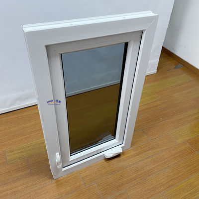 Plastic Frame Double Pane Window Upvc Casement Window for America Residential Market