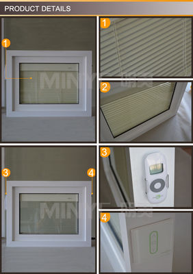 EPDM Rubber Strip Aluminum Blinds Inside Glass Windows for Office Building Venetian Blinds
