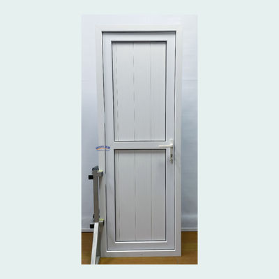 Double Tempered Glass French Style UPVC Vertical Hinged Door for PVC Gusset Door Exporter