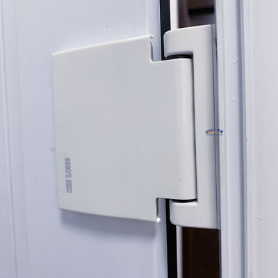 Double Tempered Glass French Style UPVC Vertical Hinged Door for PVC Gusset Door Exporter