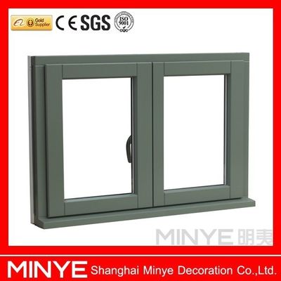Germany Technoform Insulation Strip Grid Design Aluminum Casement Windows for Commercial