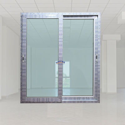 Waterproof and Windproof UPVC Frame Glass Sliding Door for Southwestern Design Style