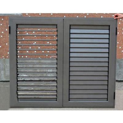 Aluminum Plantation Shutter For Windows with 50.8mm Louver Size and Customized Shape