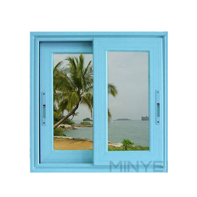 Bedroom Hurricane Impact Windows with Plastic Steel Frame Sliding and Office Glass