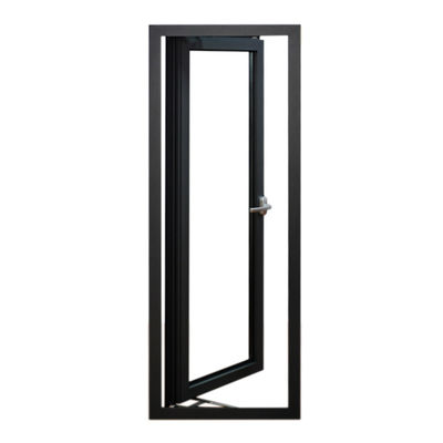 Front Entrance Glass Hinge Door featuring Chinese Hardware and Aluminum Alloy