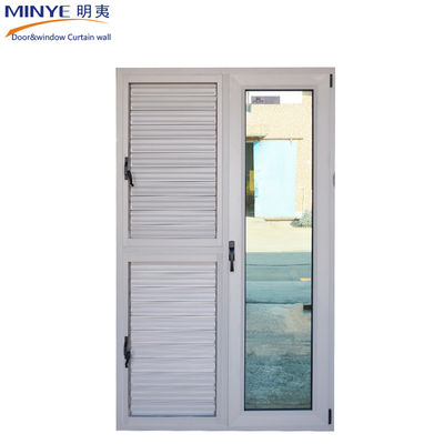 Double Tempered Double Glazed Louver Aluminum Casement Window with Finished Surface