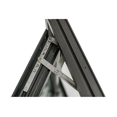 Soundproof Double Glazed AS2047 Low-e Exterior Aluminum Storm Casement Swing Window