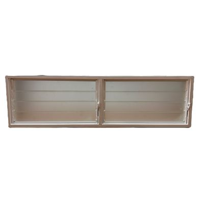 Double Coated Glass Blades Aluminum Glass Shutter Window with Easy Handling Operation