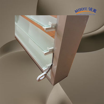 Double Coated Glass Blades Aluminum Glass Shutter Window with Easy Handling Operation