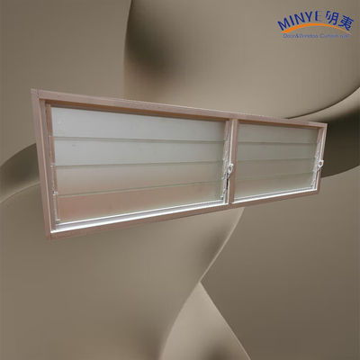 Double Coated Glass Blades Aluminum Glass Shutter Window with Easy Handling Operation