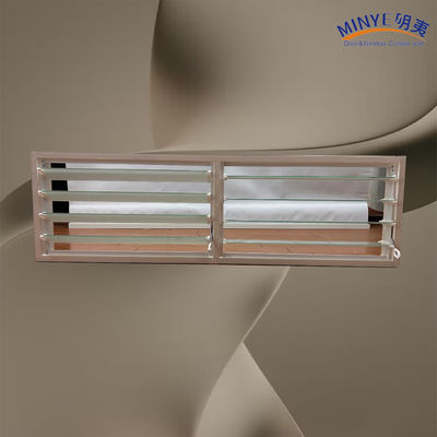 Double Coated Glass Blades Aluminum Glass Shutter Window with Easy Handling Operation