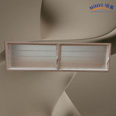 Double Coated Glass Blades Aluminum Glass Shutter Window with Easy Handling Operation