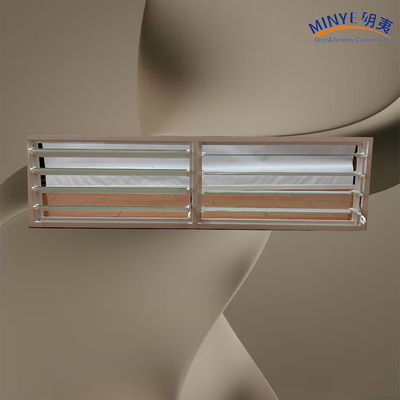Double Coated Glass Blades Aluminum Glass Shutter Window with Easy Handling Operation