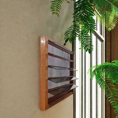 Adjustable Glass Louver Shutter for European Style Exterior Homes in Customized Colors