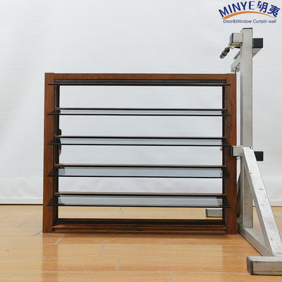 Adjustable Glass Louver Shutter for European Style Exterior Homes in Customized Colors