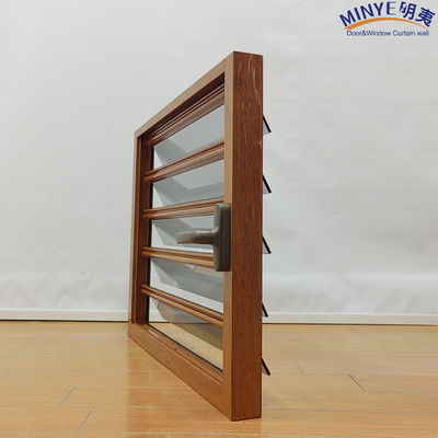 Adjustable Glass Louver Shutter for European Style Exterior Homes in Customized Colors