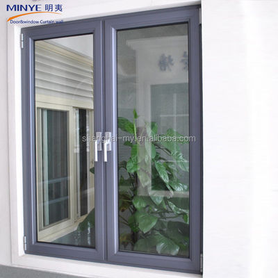 High Aluminum Floor to Ceiling Window with Nylon Screen and 3.0mm Profile Thickness