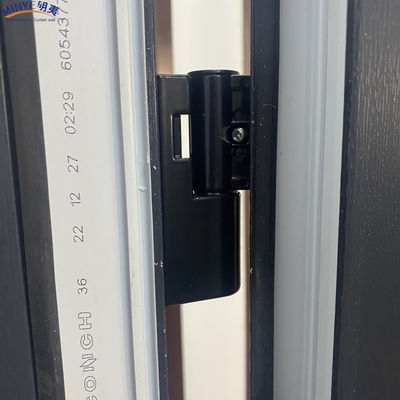 Modern Design Style Vertical Hinged UPVC Door Swing for Villa Made of Aluminum