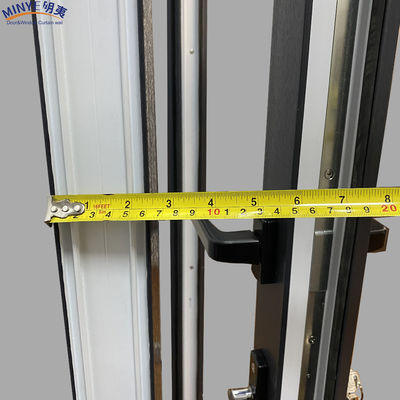 Modern Design Style Vertical Hinged UPVC Door Swing for Villa Made of Aluminum