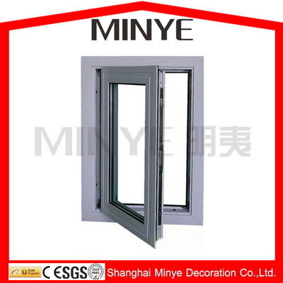 Top-Notch Chinese or German Hardware Apartment Aluminum Frame Side Hinge Windows