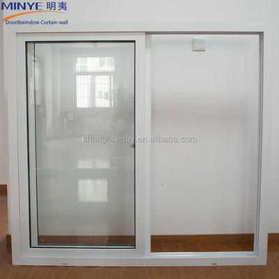 Upvc or Vinyl Glass Sliding Hurricane Impact Windows and Doors with Magnetic Screen