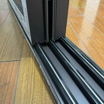 Energy Saving Waterproof Aluminum Sliding Window with Security Stays and Grille Design