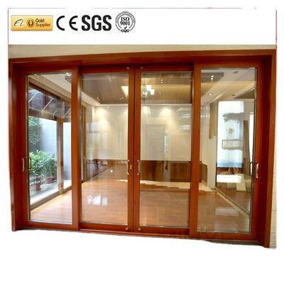 Commercial Aluminum Stacker Glass Door with Low Track Design and 5mm-12mm Glass Spec