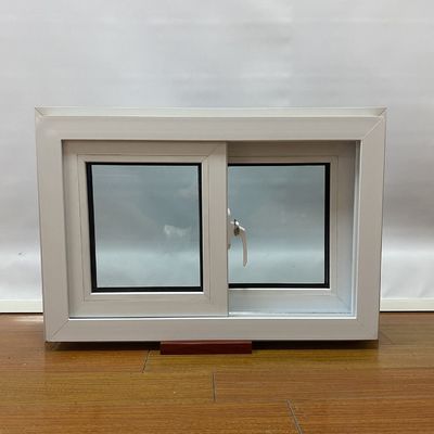 Black Outside White Inside PVC Sliding Window for Windproof Performance