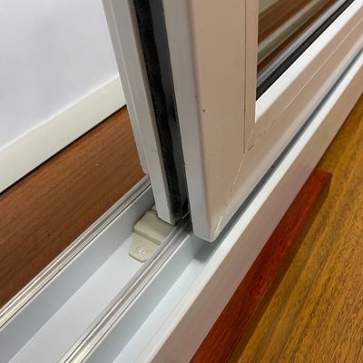 Black Outside White Inside PVC Sliding Window for Windproof Performance