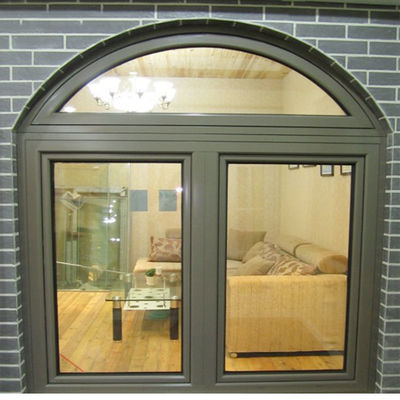 European Church Window with Horizontal Opening Pattern Single and Double Glazed Glass