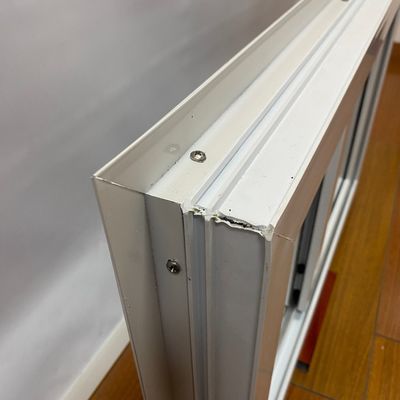 Black Outside White Inside PVC Sliding Window for Windproof Performance