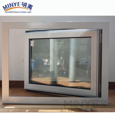 1.4mm Chinese or German Hardware Aluminum Bathroom Windows for Glass Toilet Window