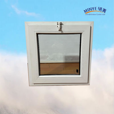 Double Tempered Glass UPVC Tilt Window in Mordern Style for Australia Plastic Frame