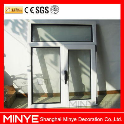 1.4mm Chinese or German Hardware Aluminum Bathroom Windows for Glass Toilet Window