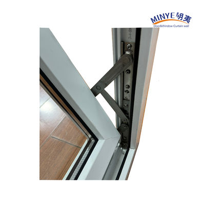 Double Tempered Glass UPVC Tilt Window in Mordern Style for Australia Plastic Frame