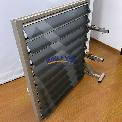 Customized Colors Glass Shutter Window for Good Corrosion Resistance and Modern Design