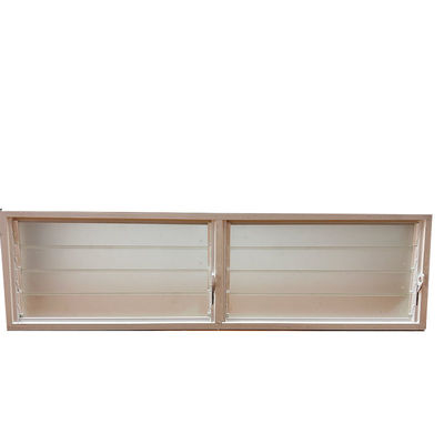 Customized Colors Aluminum Glass Louver Shutter for European Style Exterior Protection