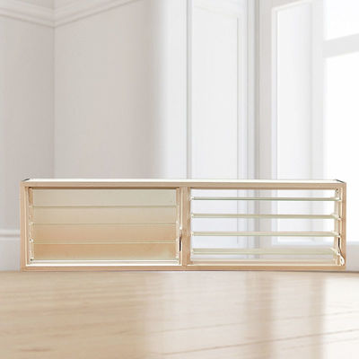 Customized Colors Aluminum Glass Louver Shutter for European Style Exterior Protection