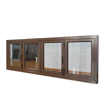 6063 T-5 Thermal Break Aluminum Frame Double Glazed Accordion Window for Performance