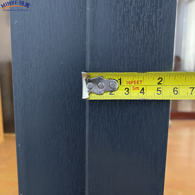 Double Tempered Glass Windproof UPVC Vertical Hinged Door for Durable PVC Gusset Door