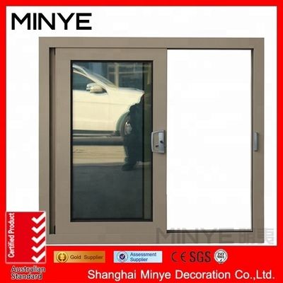 Modern Design Hurricane Impact Aluminum Frame Exterior Sliding Windows for Residential