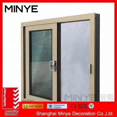 Modern Design Hurricane Impact Aluminum Frame Exterior Sliding Windows for Residential